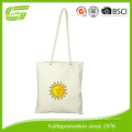 Logo printed cotton canvas sling bag for shopping & promotiom